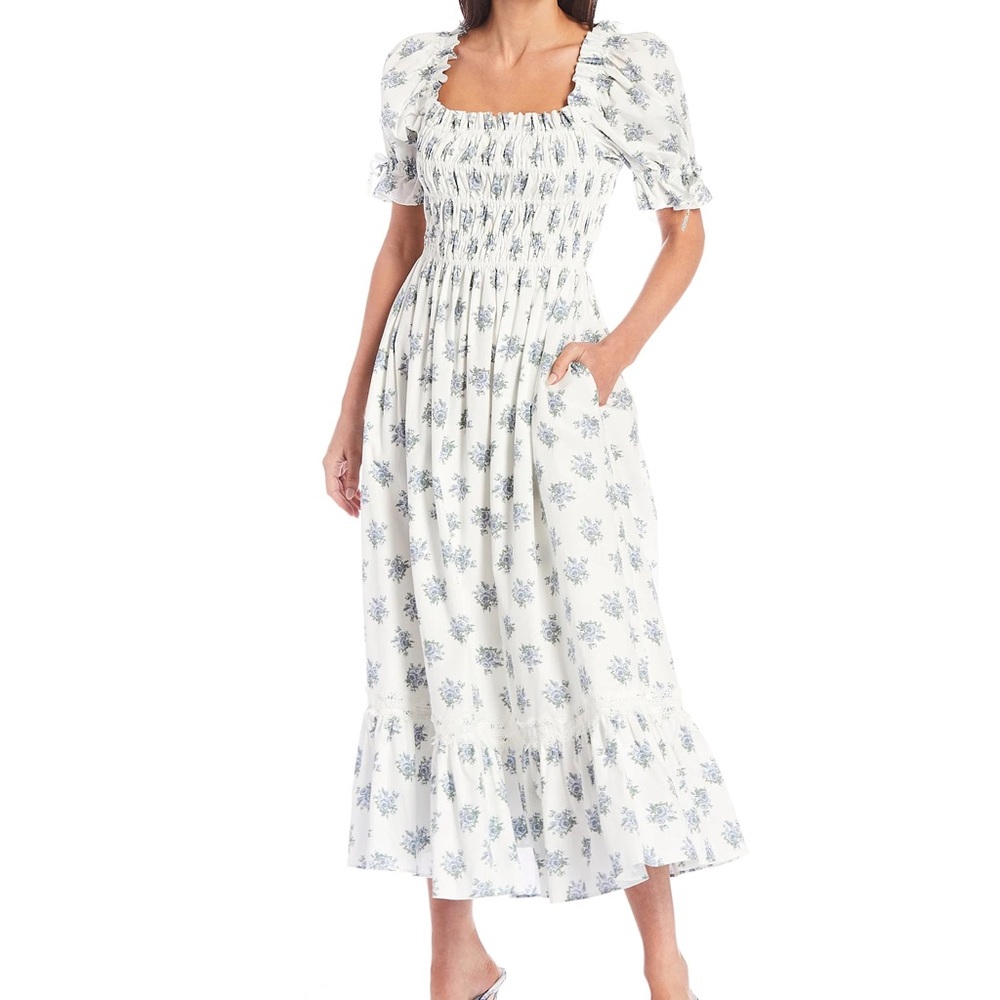 Antonio Melanie x Born on Fifth Lottie Floral Print Dress